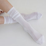 라크삭스 다양한 컬러 무지 베이직 포인트 시스루 얇은양말 19색상 N216 : 아몬드픽