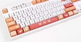 짱구는못말려 귀여운기계식키보드키캡 XDA PBT키캡 132키 : 달물결 wave moon