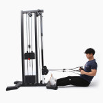 트윈 싱글케이블 머신 블럭형75kg I 렛풀다운 싱글체스트 : 플러그피트니스