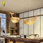 고래 무드등 라탄 거실 가게 인테리어 카페 조명 전등 : 명월셀러