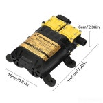 수중펌프 양수기 소형 자동 배수펌프 고압 농업용 전기 워터 펌프 분무기 듀얼 코어 전력 및 역류 12V 220V 7A 130PSI 10L/min : 워터키