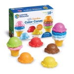 역할놀이 소근육 사회성 장난감 교구 무지개 아이스크림콘 블록 남아장난감 : BOLBOL