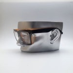 RORE 테 남자 사각 빅렌즈 안경 뿔 G 7419 여자 원형 동그란 메탈 패션 저렴한 : 굿맨컴퍼니