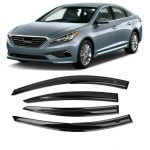 레인가드 빗물받이 호환 현대 소나타 2015 2016 2017 2018 2019 도어 윈드 썬 스모크 벤트 셸터 : 본투비직구