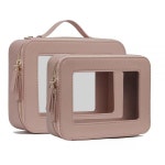 Fimeezeal 2pcs/ 2size Clear Makeup Bag for women : 허쉬193