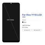 프레임이 있는 LCD 디스플레이 터치 스크린 디지 저 어셈블리 Vivo Y11S V2028 용 6 51 인치 디스플레이 : 모두상사플러스스토어