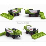 새로운 4 in 1 lots 금속 ABS 합금 농장 트럭 모델 농부 자동차 다이 캐스팅 차량 옥수수 쌀 수확기 트랙터 불도저 : 해외구매4