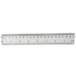20CM 플라스틱자 직자 준비물 투명 학용품 소형 작은 자 : 잡무니
