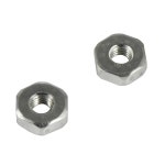 M8 육각 바 너트 핏 스틸 170 180 290 390 310 025 210 017 018 039 #0000-955-0801, 2 개 : 선아컴퍼니