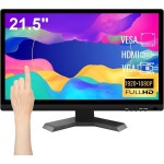 터치스크린 모니터 21.5인치 Full HD 1920x1080P 10포인트 멀티 PC 모니터HDMI VGA USB 포트 포함, 내장 스피커 : 구행이
