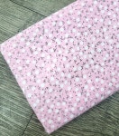 대폭 60수 아사면 잔꽃플라워 핑크 H0105 : 아담천