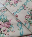 대폭 16수 프랑스장미 내츄럴 H0085 면나염 : 아담천