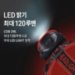 120루멘 탈착식 LED 헤드랜턴 3단 : 초이스 트레이드