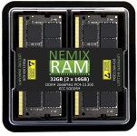 RAM 32GB (2X16GB) DDR4-2666 PC4-21300 ECC SODIMM 메모리 업그레이드 모듈사이즈32 GB (2x16GB) Kit : 단감직구상록