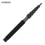 Andoer-핸드 헬드 마이크 붐 암 6/5/4 섹션 확장형 암, 알루미늄 합금 폴, 폼 그립 용 : 블루베리샵스토어