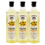 사조대림 해표 카놀라유 900ml×3개 유채씨 100프로 순식물성 고급오일 올레인산풍부 튀김 볶음 부침사용 : 마인유통
