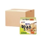 농심 멸치칼국수 멀티5개입X8개 총40개 맛있는 봉지 라면 건면 즉석 한끼 라멘 점심 차박 여행 캠핑 야식 : 통일샵