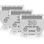 Andis/Oster A5/Wahl KM10시리즈 전용 호환 애견 클리퍼 30 블레이드 3개 트리밍 날 이발기 바리깡 미용 펫 : 부속품153