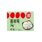 식자재왕 동부묵 절단 3kg : FOOD파트너스