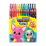 지구화학 핑크퐁 원더스타 12색 색연필 : 수정문구몰