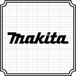 Makita(마끼다) 로고 데칼 스티커 무광 비취+흰색 Small (가로 100mm) : 스티커공방