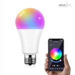 밝기조절 LED 9W 디밍 비컨 스마트전구 컬러 블루투스 모바일제어 전구 E26베이스 : 123몰