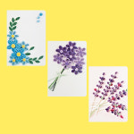 토단(TD) 퀼링아트 플라워 카드 만들기 1인세트 DIY 종이공예 페이퍼만들기 : 오피스스쿨