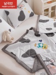 남극인 코튼 에어컨 이불 여름 이불 2인용 순면 여름 이불 심 여름  얇은 싱글 봄가을 이불 : 색바꿈