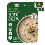 농협식품X현대그린푸드 죽 4종 400g 1개 수삼삼계/소고기야채/짬뽕/전복 : 농협식품