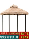 야외 카페 캐노피 인테리어 테라스 루프탑 정자 천막 초가 파빌리온 안뜰 텐트 농가 케이터링 정원  시뮬레이션 밀짚 파빌리온 Fujian : 테리에샵