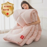 남극인  이불 겨울 이불 가을 겨울 이불 솜 이불 싱글 더블 도톰 보온 사계절 공용 에어컨 이불 : 트로이프