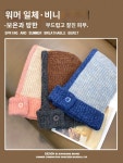 귀달이 의류 여자 모직 귀달이 모자 감성적인 유행하는 고급스러운 : 에디런더