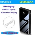 50000 MAH LED 디스플레이 파워 팩, 20W PD 고속 충전 장착, 휴대용 모바일 Poverbank, 신제품 : 천월종합물류