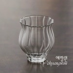 [다도 꽃차 냉침차 보이차] 예향원 핸드메이드 가든플라워 글라스 찻잔 C-5436 : 예향원