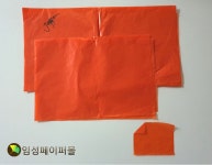 다홍색 유산지 250X375 1000장 기름종이 치킨포장 피자포장 제과제빵 : 임성페이퍼몰