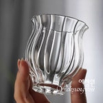 [다도 꽃차 냉침차 보이차] 예향원 핸드메이드 가든플라워 글라스 찻잔 C-5436 : 예향원
