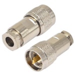 10 조각 UHF PL259 플러그 클램프 RG5 LMR300 RG212 5D-FB RF 커넥터 : 칠안쇼핑