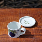 담다 일자 커피잔 선물용 도자기 고급 작가 커피잔 250ml 노랑 : 보산토기