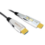 4K HDMI 광 AOC 25M 분리형 장거리 전송 배관 배선 수구 매립 건축용 벽 내장형 리피터 칩셋 선 케이블 IN-HHAOC2025 : 플렉스프리즘