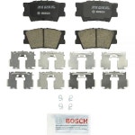 보쉬 BOSCH BC1212 QuietCast 프리미엄 세라믹 디스크 브레이크 패드 세트 일부 렉서스 ES300h ES350 HS250h 폰티악 바이브 토요타... 