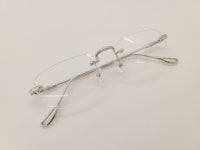 긱시크안경 사각 실버 무테 남녀공용 안경 : 아이림 안경원