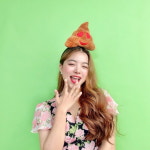 0306 왕 똥머리띠 헤어밴드 재밋는 웃긴 할로윈 놀이공원 셀프스튜디오 인생네컷머리띠 : 해해해