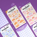 배경 스티커_하늘 6종 세트 (01-06) 문구 학용품 : 연이의 잡화점