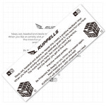 러펠스 슬로건 스페셜 장문 스티커 / C0014 vip 정션 스타일 레터링 자고 먹고 야구 : 야구랜드 커스텀