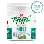 페피 무설탕 민트 캔디 독일산 페퍼민트, 70g, 6개 : N굿즈