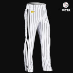 대성 야구바지 기성 유니폼 바지 LG스타일 2선 화이트/블랙 : 야구메타