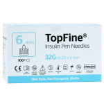 TopFine 탑파인 멸균 인슐린 펜니들 31G 5mm 100입 당뇨 주사침 주사기 시린지 : 메디칼샵