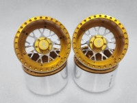 RC 1/10 2.2inch 메쉬타입 마이너스옵셋 알루미늄 메탈 커스텀 비드락 휠 (HTW2.2-C0704) : 에이치테크