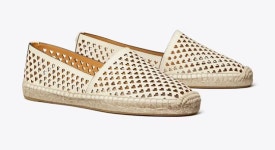 [해외]  토리버치 하트 패턴 에스파듀 TORY BURCH HEART-PATTERNED ESPADRILLE : USAbuying