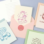 몽실멍냥 메세지 카드 문구 학용품 : 연이의 잡화점